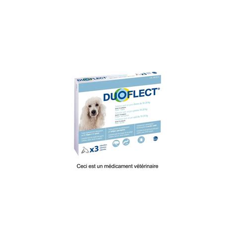 Duoflect Pipettes Antiparasitaires Chien 10 20 Kg 6 Pipettes à Prix