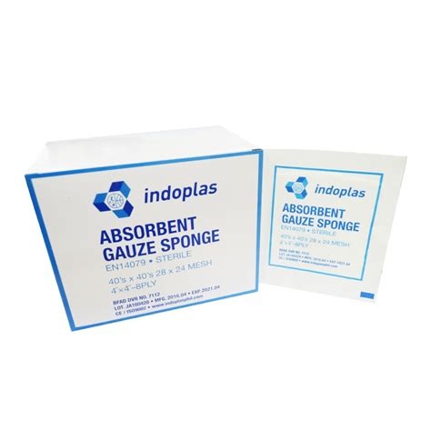 Indoplas Absorbent Gauze Pad Sponge Indoplas Philippines Inc