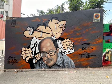 El Clot Se Despierta Con Un Mural De Mortadelo Y Filem N Llorando La