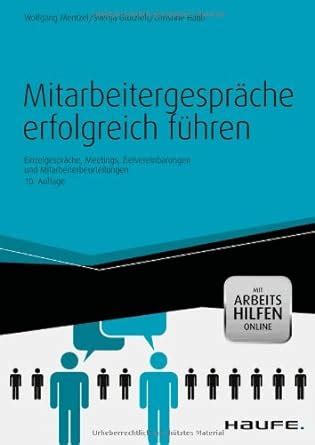 Mitarbeitergespr Che Erfolgreich F Hren Mit Arbeitshilfen Online