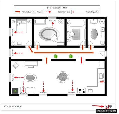 Printable Evacuation Plan