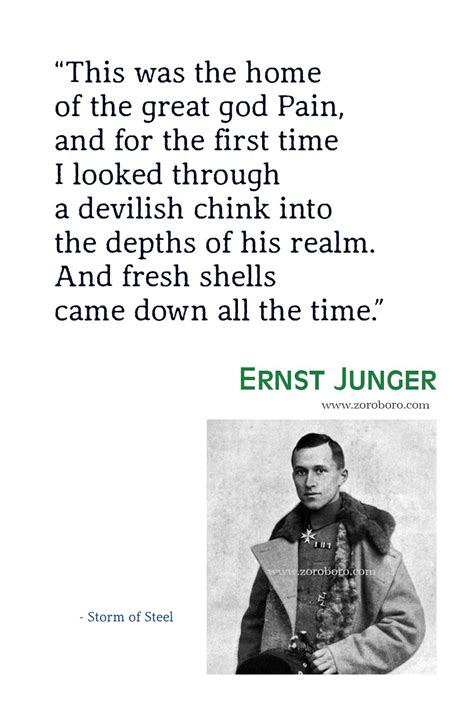 Ernst Junger Quotes, Ernst Junger Storm of Steel · ‎Wandervogel ...