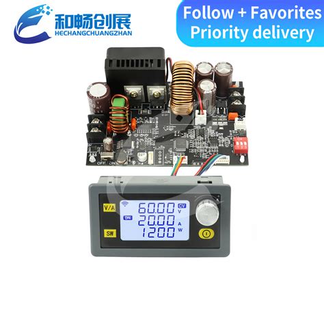 XY6020L 60V 20A 1200W Buck Converter CC CV Step Down Module LCD