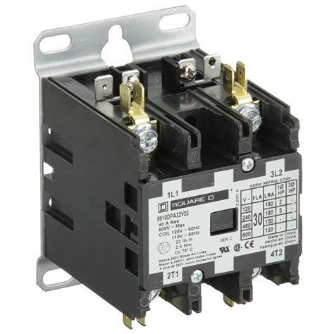 Square D Poles V Ac Definite Purpose Magnetic Contactor Kaj