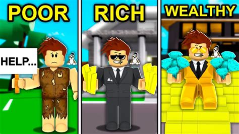 Poor To Rich To Wealthy In Roblox Brookhaven Youtube