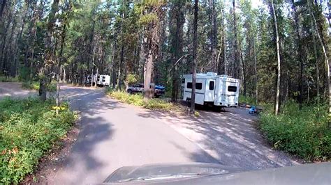 Apgar Campground Loop B Glacier National Park Youtube