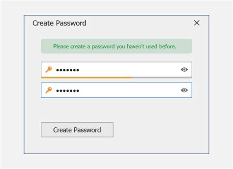 Password Form Winforms Controls Devexpress Documentation