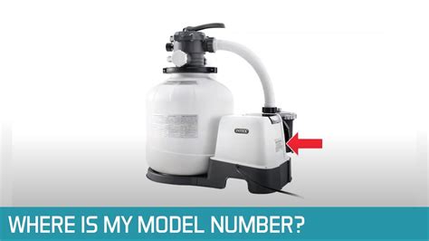 How To Find Your Model Number On Intex Sand Filter Pumps And Saltwater Systems Youtube