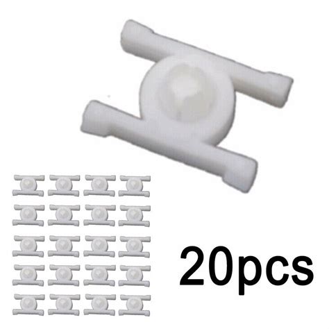 20pcs For E10 E21 E30 Rocker Panel Door Moulding Clip Retainer Clips