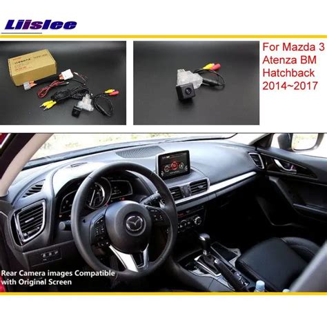 Для Mazda 3 Mazda 3 BM хэтчбек~ RCA и экран, совместимая камера заднего ...