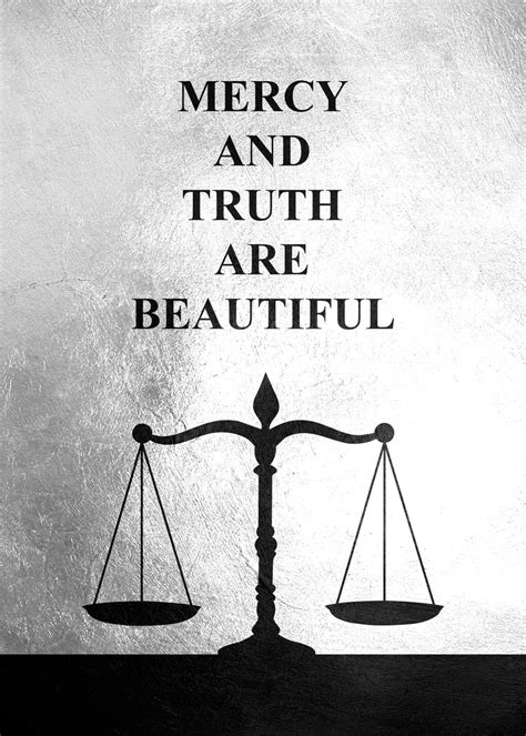 Mercy And Truth Poster Picture Metal Print Paint By Abconcepts