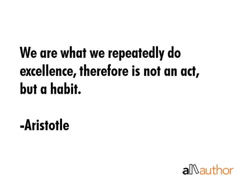 Aristotle Quotes Excellence