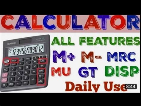 How To Use All Features In Calculator In Hindi M M GT MU YouTube