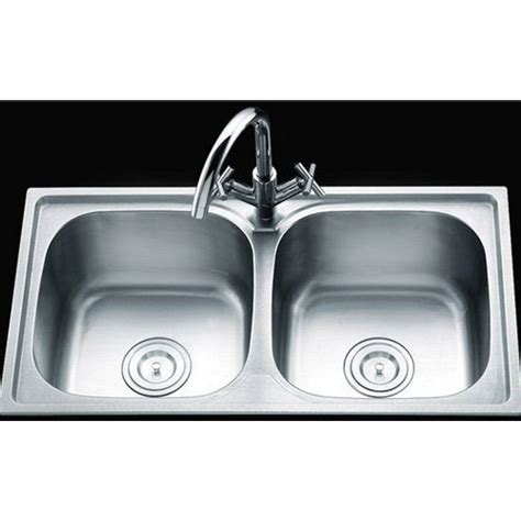 Ss Double Bowl Kitchen Sink At Rs Double Sink In New Delhi Id