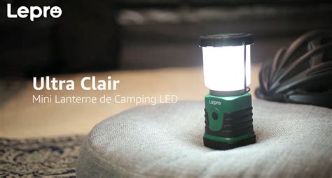 Lepro Lanterne Camping Led Mini Lampe De Camping Portable Aliment E