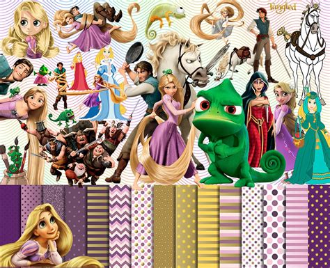 Princess Rapunzel Clipart Tangled Png Bundle Flynn Rider Png Clipart