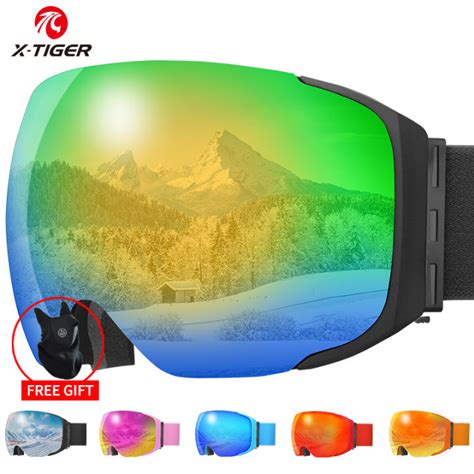 X Tiger Ski Goggles Men Snowboard Glasses Women Winter Outdoor Snow