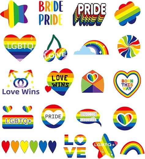Amazon Starboling Pride Stickers Progress Pride Rainbow Heart Stickers For Gay Lesbian