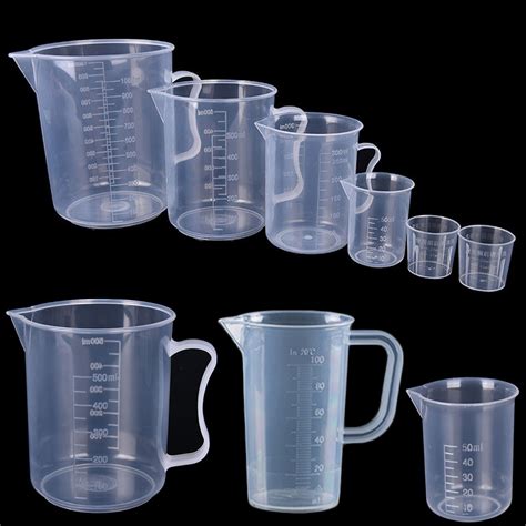 Plastic Graduate Cup Medicine Disposable Beakers Measurement Beaker Measuring Cups China