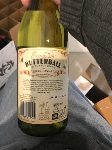 2017 Evans Tate Chardonnay Butterball Australia Western Australia