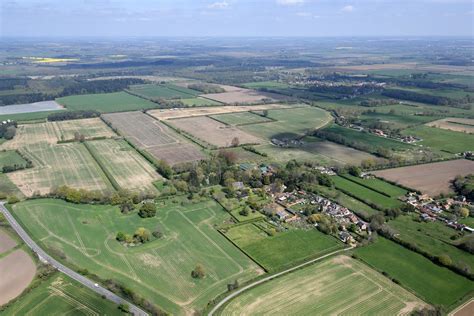 Shouldham Thorpe Aerial Image Site Of A Norfolk Lost Vill Flickr