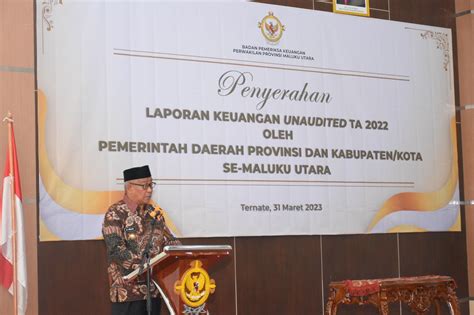 Ali Ibrahim Resmi Serahkan Laporan Keuangan Kota Tidore 2022 Ke BPK