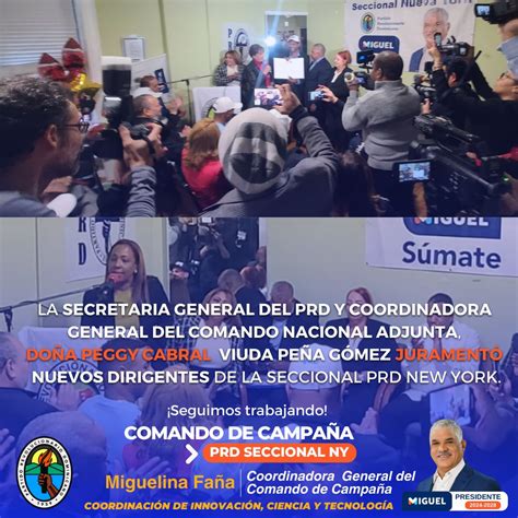 Juramentación de nuevos dirigentes por Peggy Cabral Viuda Peña Gómez