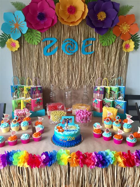 Cumpleaños moana ideas Moana Birthday Party Theme, Moana Themed Party ...