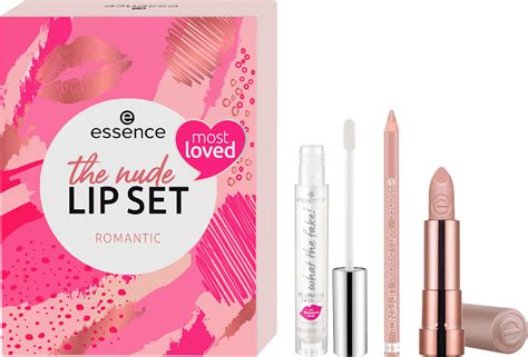 essence Geschenkset The Nude Lip Romantic tlg St dauerhaft günstig online kaufen dm de