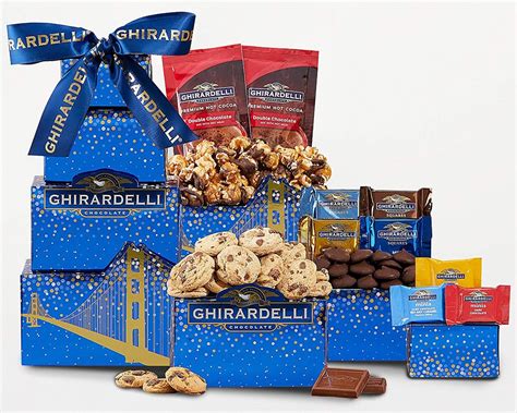 Wine Country Gift Baskets Ghirardelli Chocolate Gift Tower | These Gift Baskets Are the Perfect ...