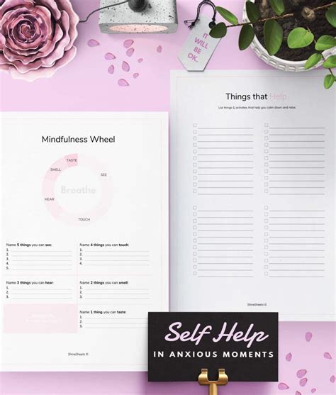 Anxiety Journal Printable (9 Pages) | ShineSheets