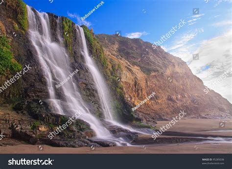 Alamere Falls Point Reyes National Seashore Stock Photo