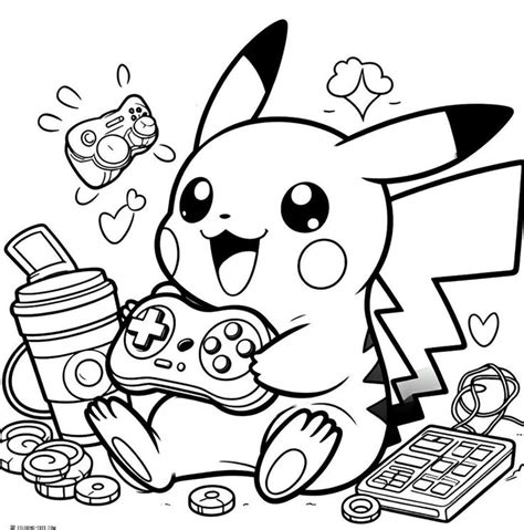 Pin By Denny On Coloring Pages Pokemon Coloring Pages Pikachu Coloring Page Unicorn Coloring