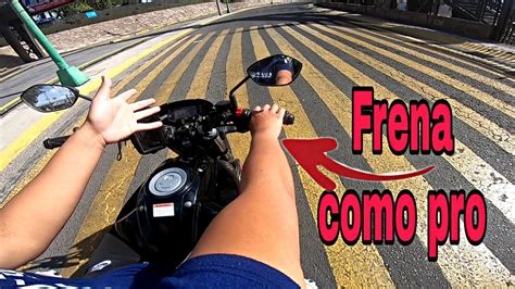 COMO FRENAR LA MOTO DE MANERA CORRECTA YouTube