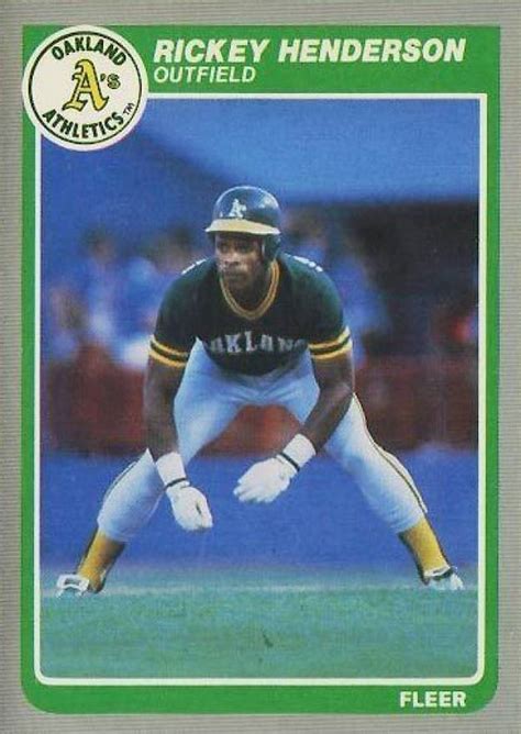 1985 Fleer Rickey Henderson #425 Baseball - VCP Price Guide