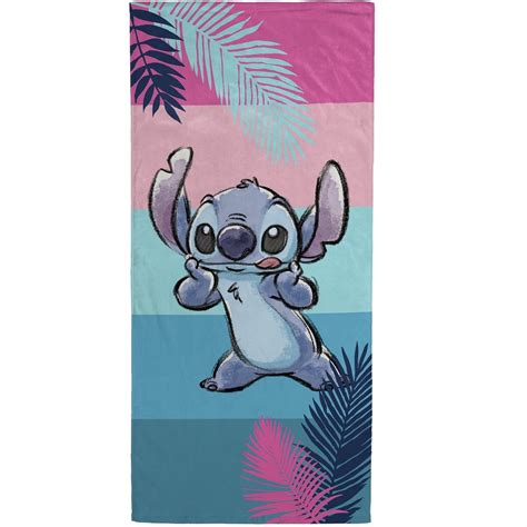 Disney Lilo & Stitch Striped Beach Towel, 100% Cotton - Walmart.com