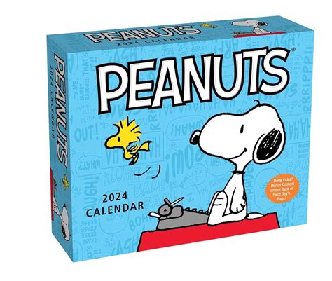 Peanuts 2024 Day To Day Calendar Peanuts Worldwide LLC Schulz