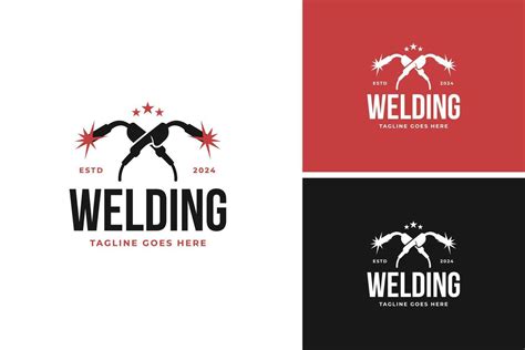 Welding Workshop Logo Design Illustration Template Idea 46964572 Vector