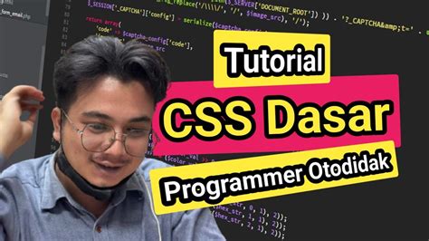 Tutorial Pemrograman CSS Dasar YouTube