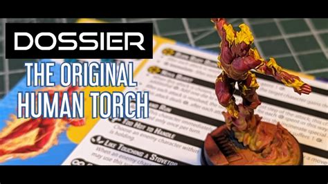 Marvel Crisis Protocol Dossier The Original Human Torch YouTube