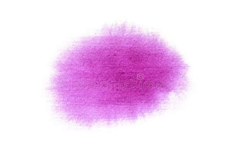 Gentle Pink Spot Abstract Watercolor Handmade Stock Illustration