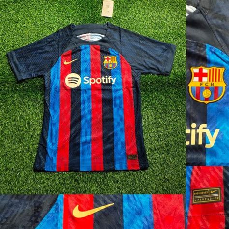 Jual BARCA BARCELONA HOME JERSEY BAJU BOLA PLAYER ISSUE PI 2022 2023