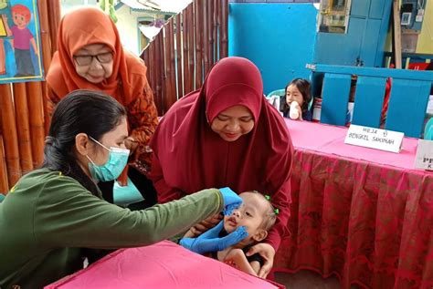 Pemdes Ketapang Gelar Sub Pekan Imunisasi Nasional Pin Polio Tahap