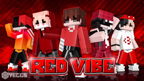 Red Vibe By Yeggs Minecraft Skin Pack Minecraft Bedrock Marketplace