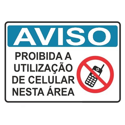 PLACA EM POLIEST 20X30CM PROIB UTILIZ CELULAR 12598