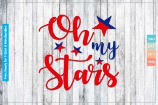 Oh My Stars SVG CRICUT FILES Graphic By SVGitems Creative Fabrica