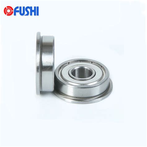 F Zz Flange Bearing Mm Pcs Double Shielded Deep Groove