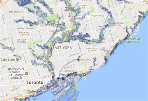 Torontos Most Vulnerable Areas For Flooding Map News