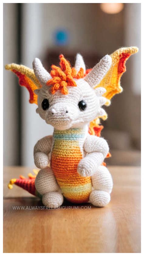 Mithril The Dragon Amigurumi Crochet Free Pattern Always Free Amigurumi