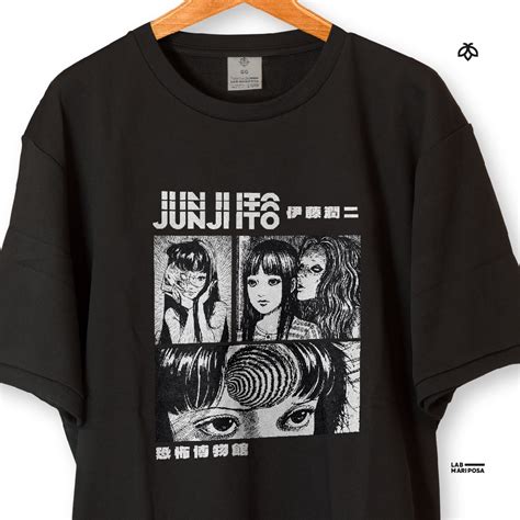 Camiseta Anime Junji Ito Fragmentos Do Horror Camiseta Unisex